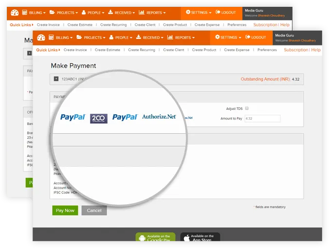 online payments