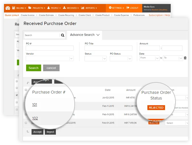 purchase order management