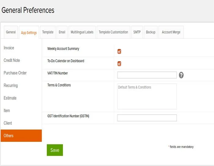 configuring gst account