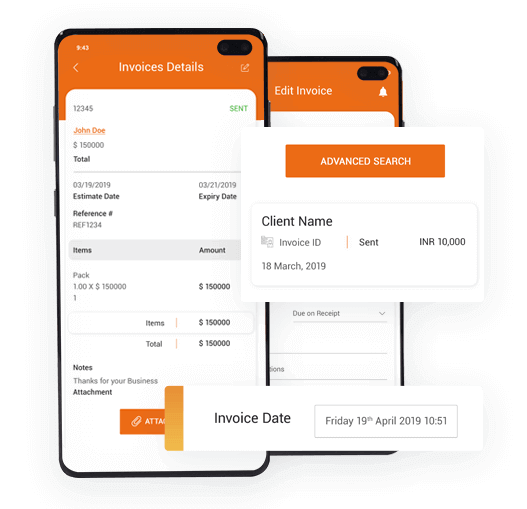 invoice template for android