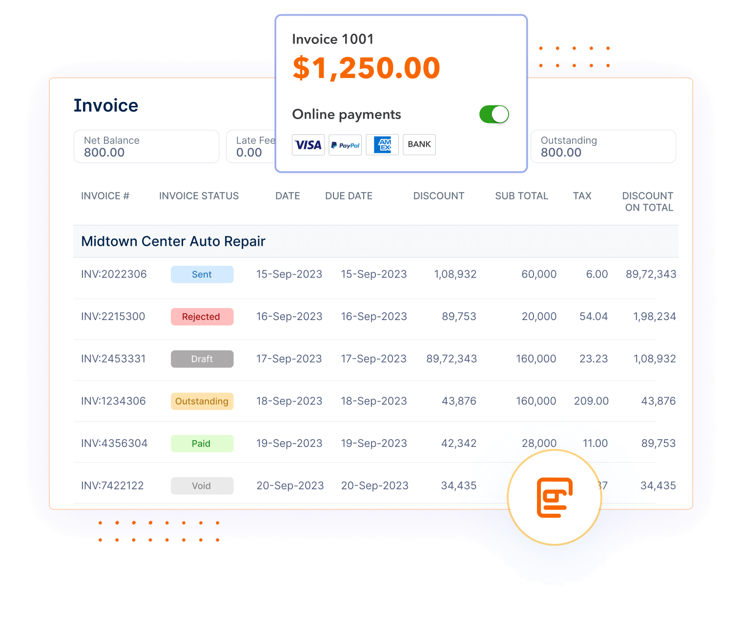 Invoice track